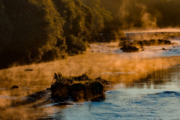 Amanecer en el Río Ulla