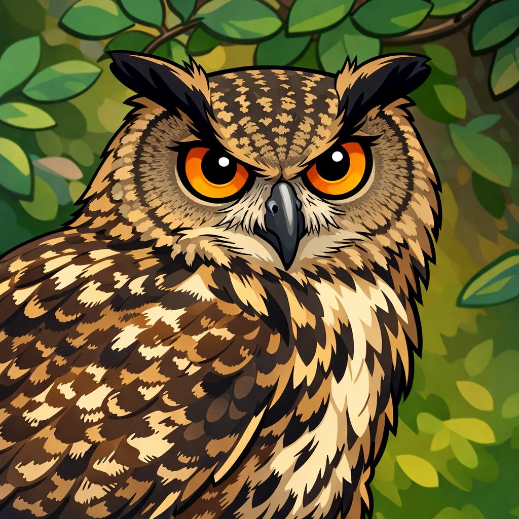 fotografía de Búho real 