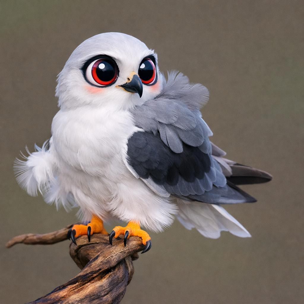 fotografía de Elanio azul o común