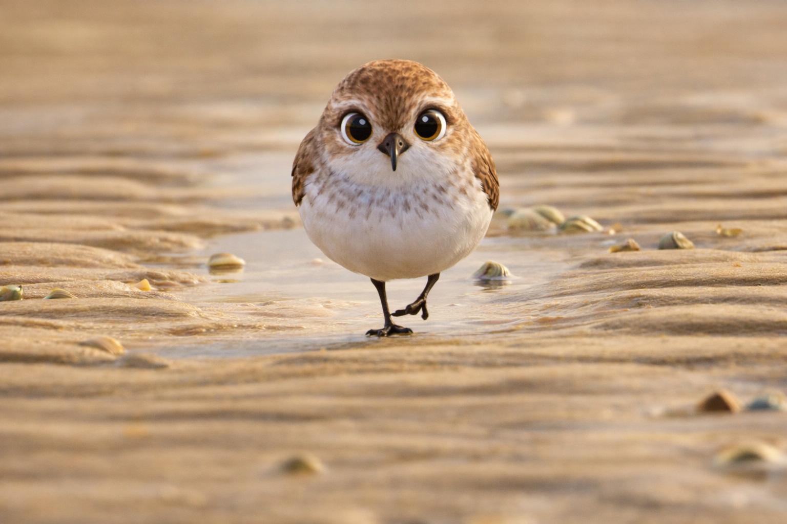 fotografía de Correlimos común