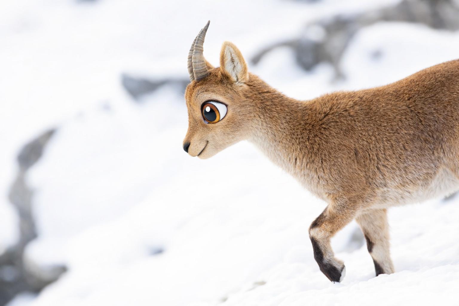 fotografía de Cabra montés
