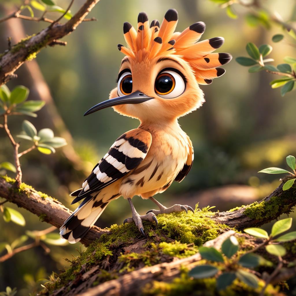 fotografía de Simpática Abubilla