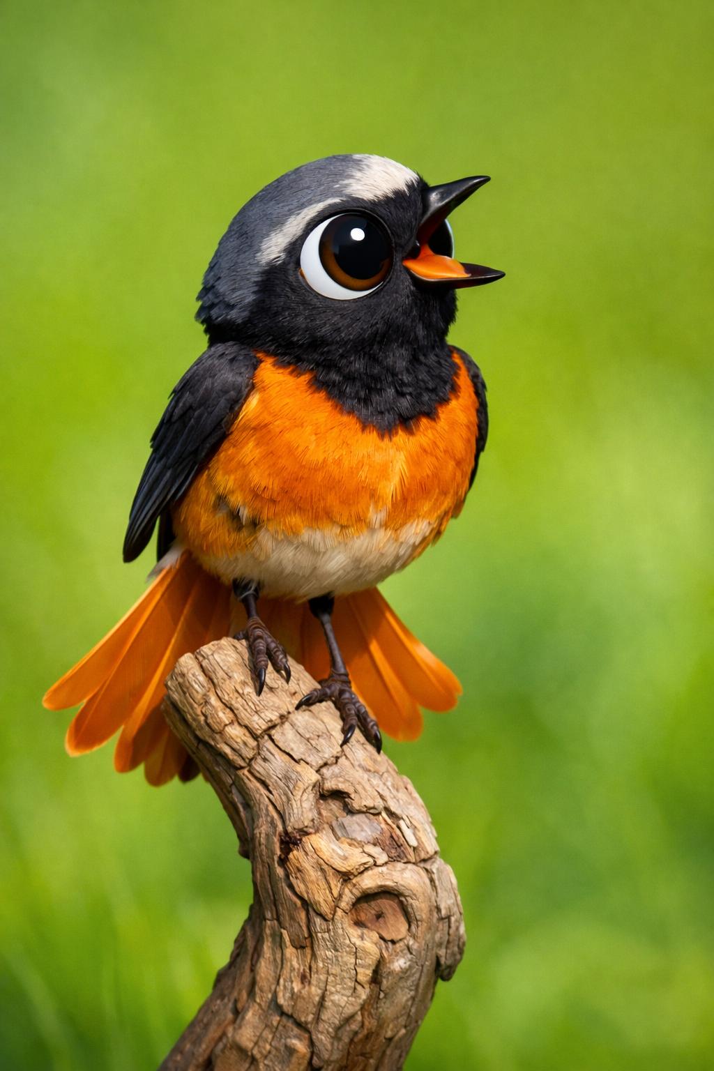 fotografía de Colirrojo real