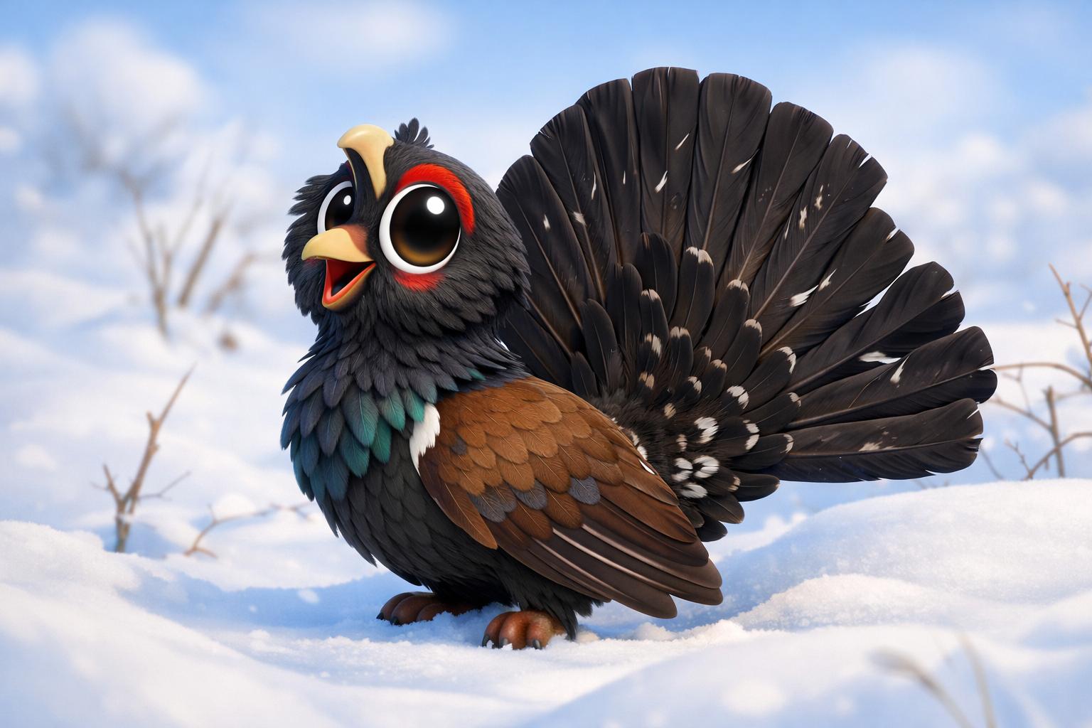 fotografía de Urogallo común