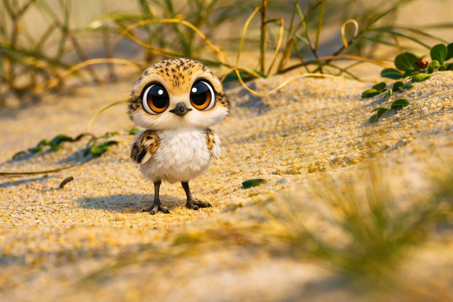 fotografía de Chorlitejo patinegro baby