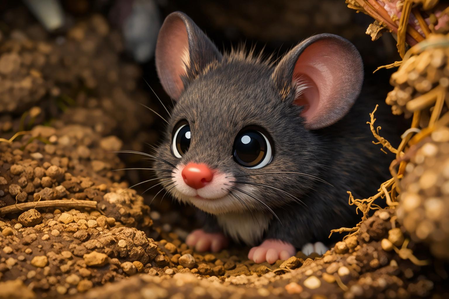 fotografía de Cartoon - Ratón de campo